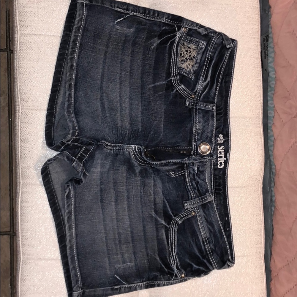 Series jean shorts